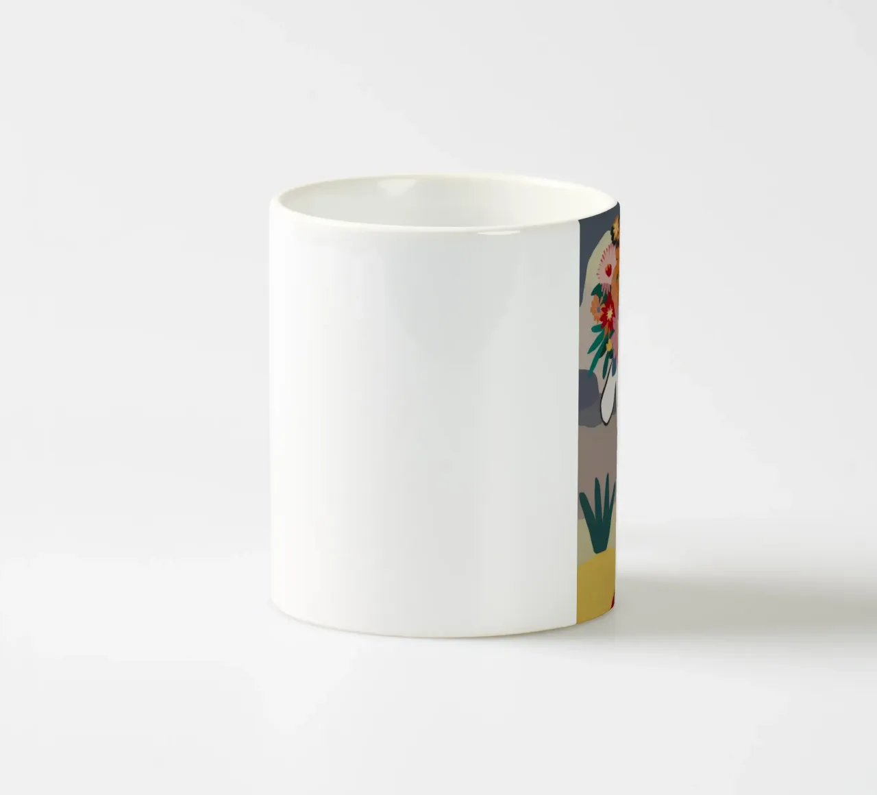 Sogno ad occhi aperti floreale canino tazza in ceramica da Fable Tempa