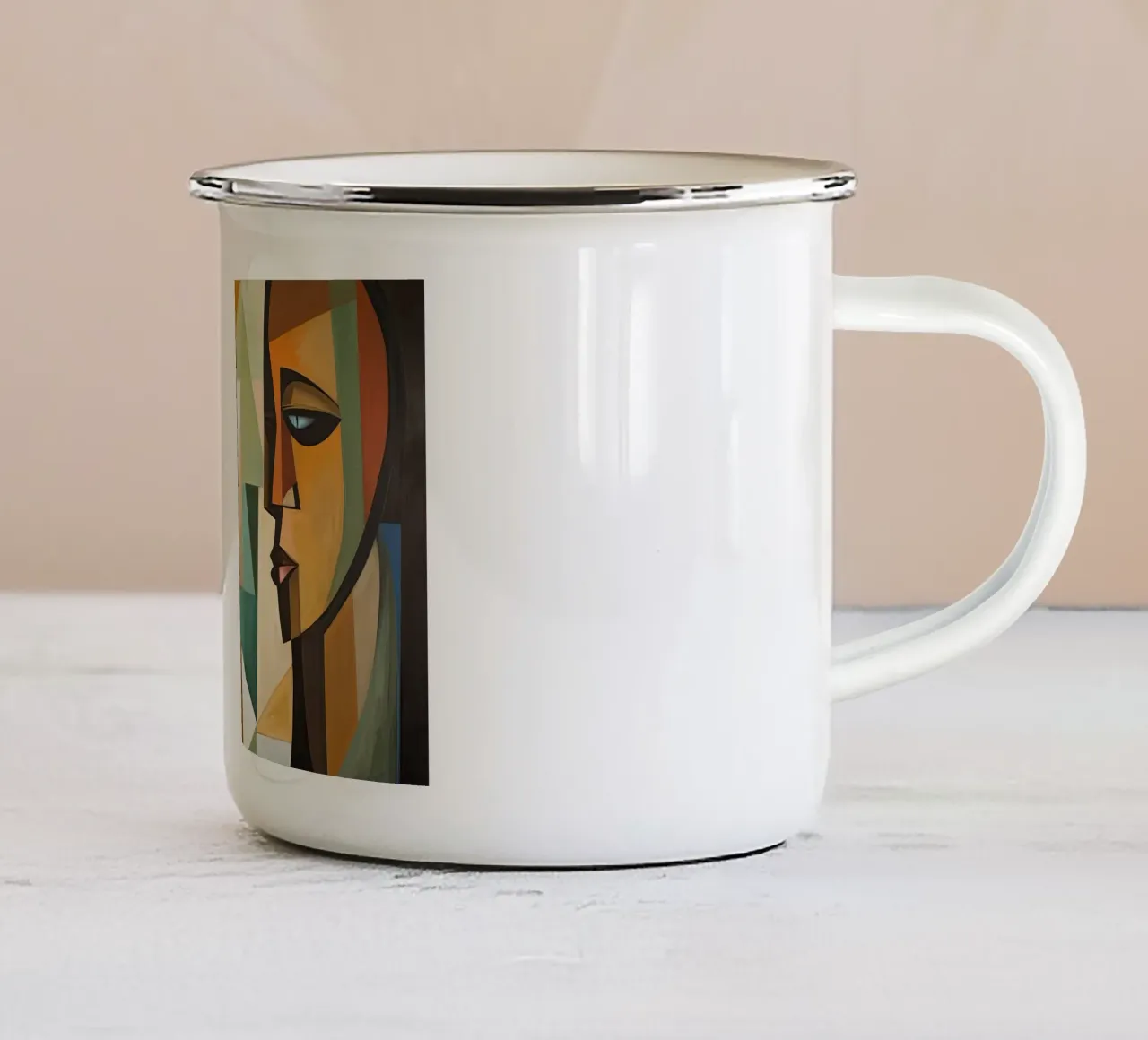 Arte da parete di Imagine tazza in smalto da Imagine