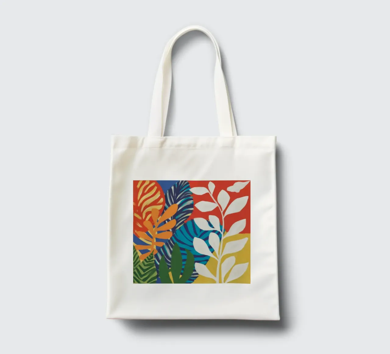 Fogliame invernale cremisi borsa in juta da Dawn Light