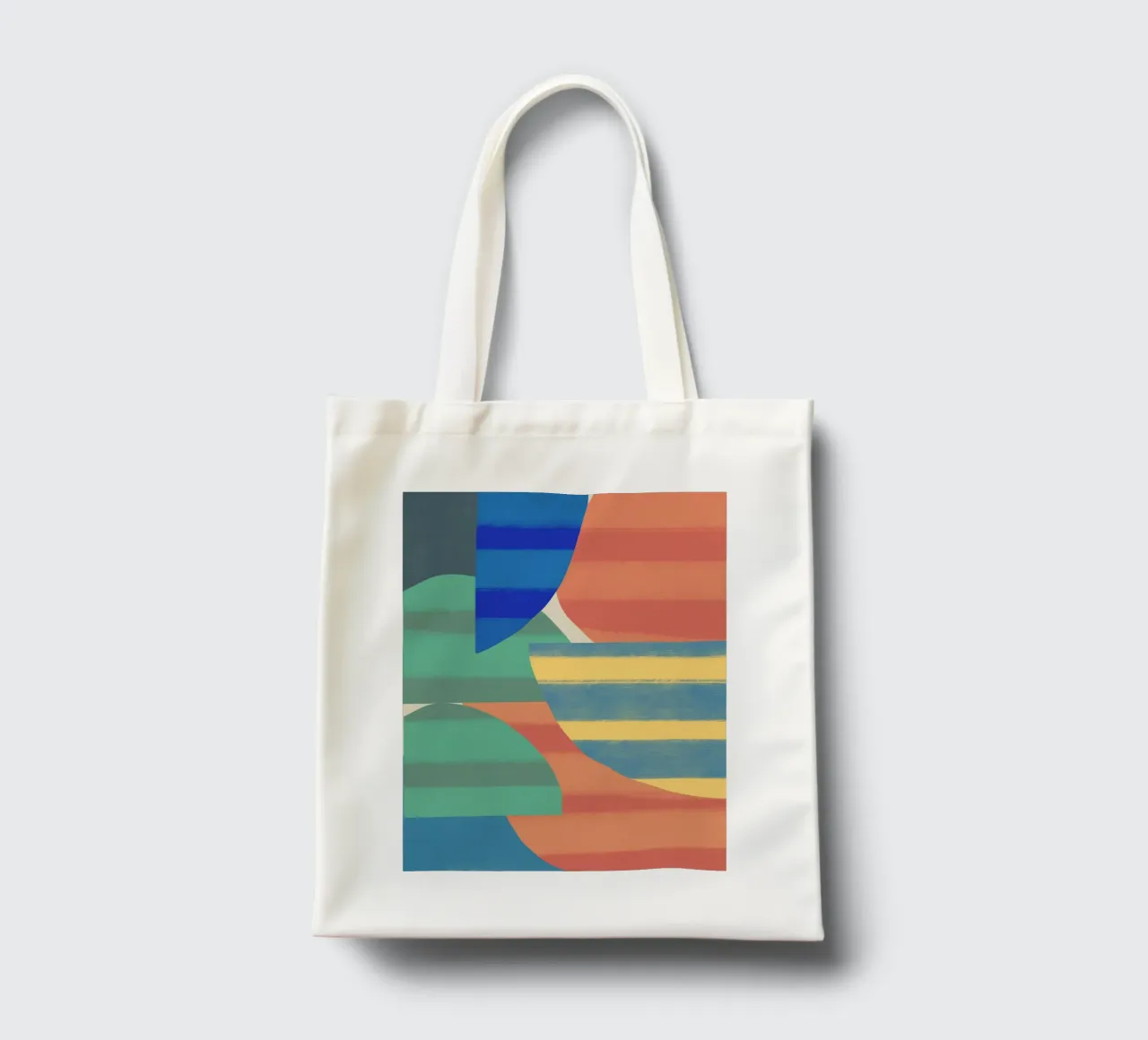 Composizione di forme giocose 6 borsa in juta da Little Dean