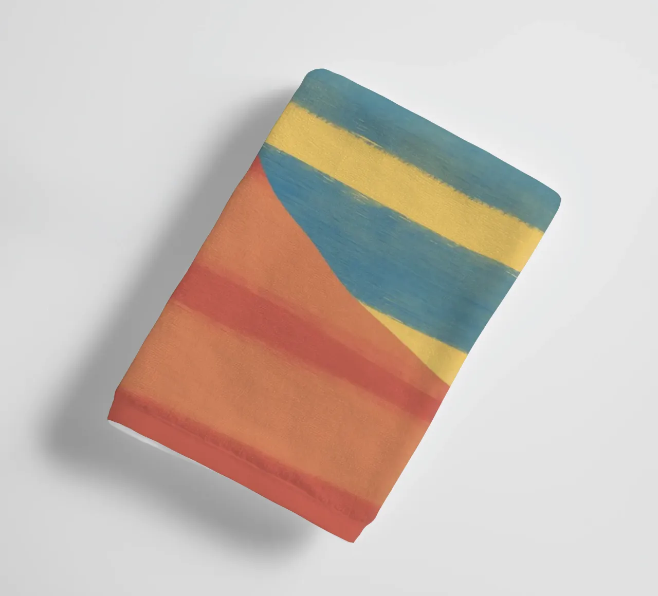 Speelse vormen compositie 6 badhanddoek van Little Dean