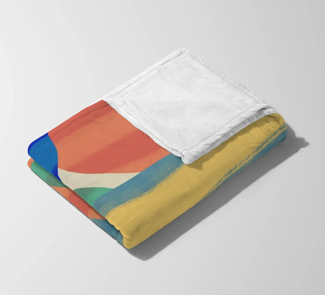 Composizione di forme giocose 6 coperta in pile da Little Dean