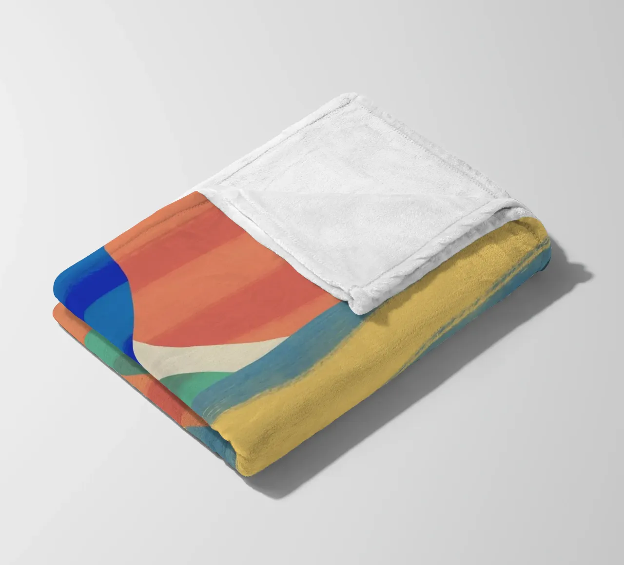 Composizione di forme giocose 6 coperta in pile da Little Dean