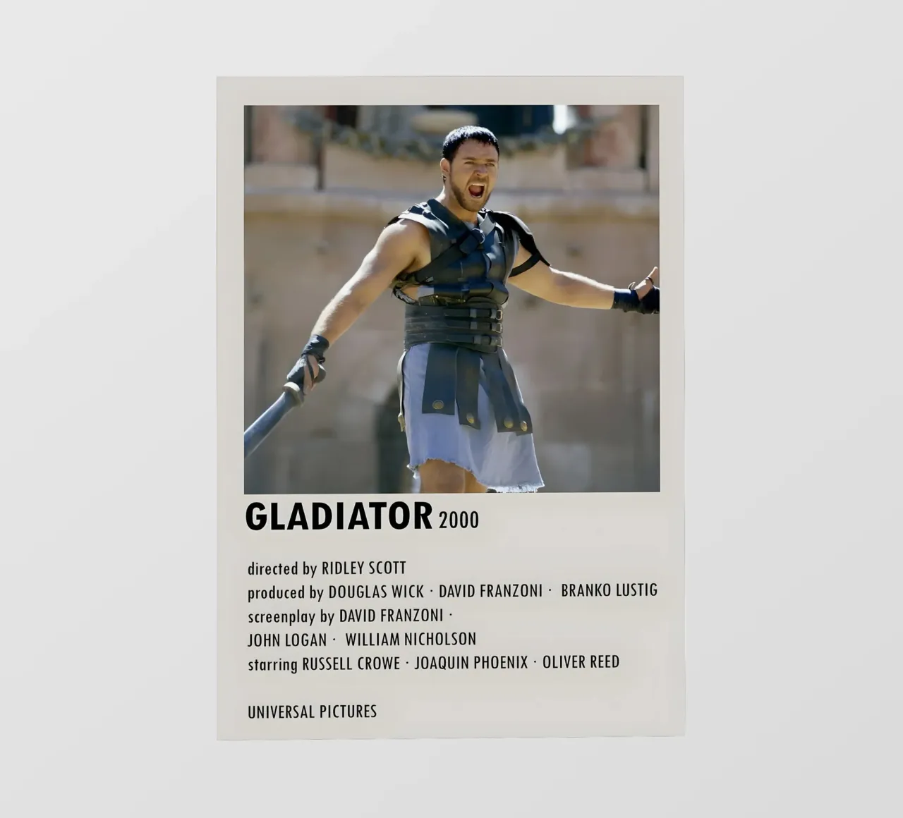 GLADIATOR 2000 fotobehang van MVFminimalist