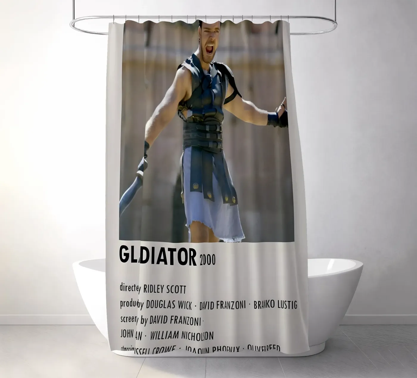 GLADIATOR 2000 Duschvorhang von MVFminimalist