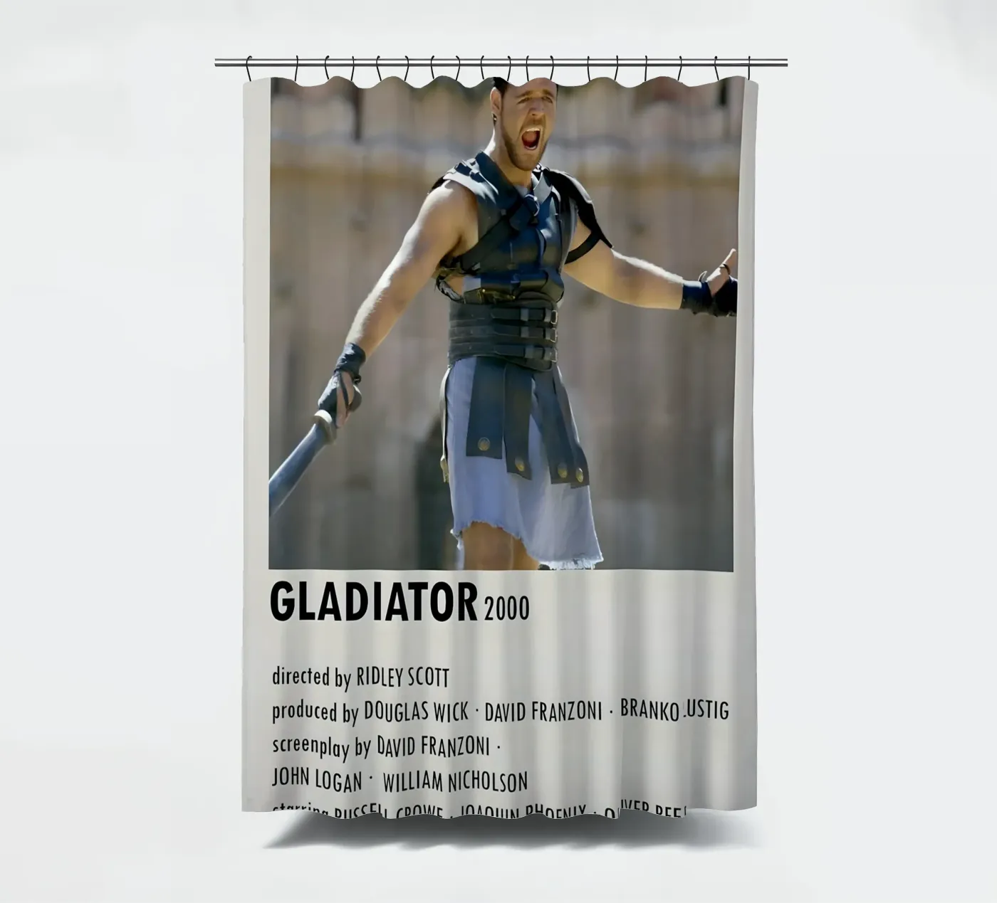 GLADIATOR 2000 Duschvorhang von MVFminimalist