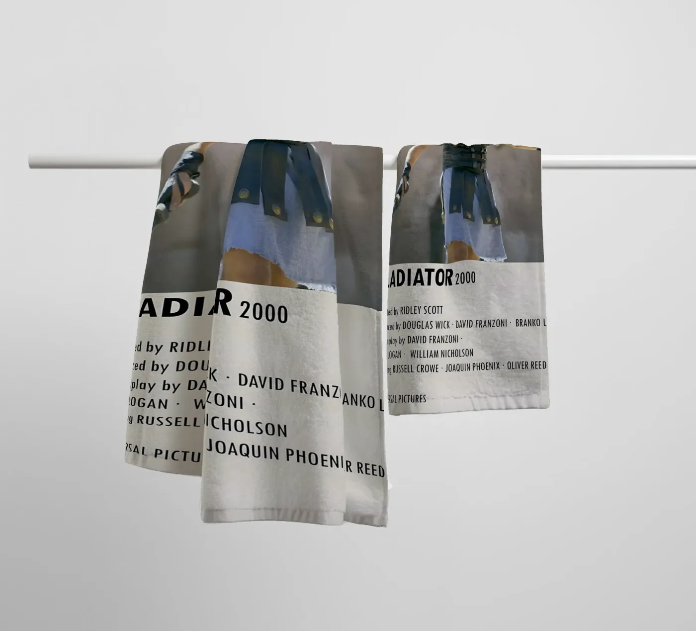 GLADIATOR 2000 towel by MVFminimalist