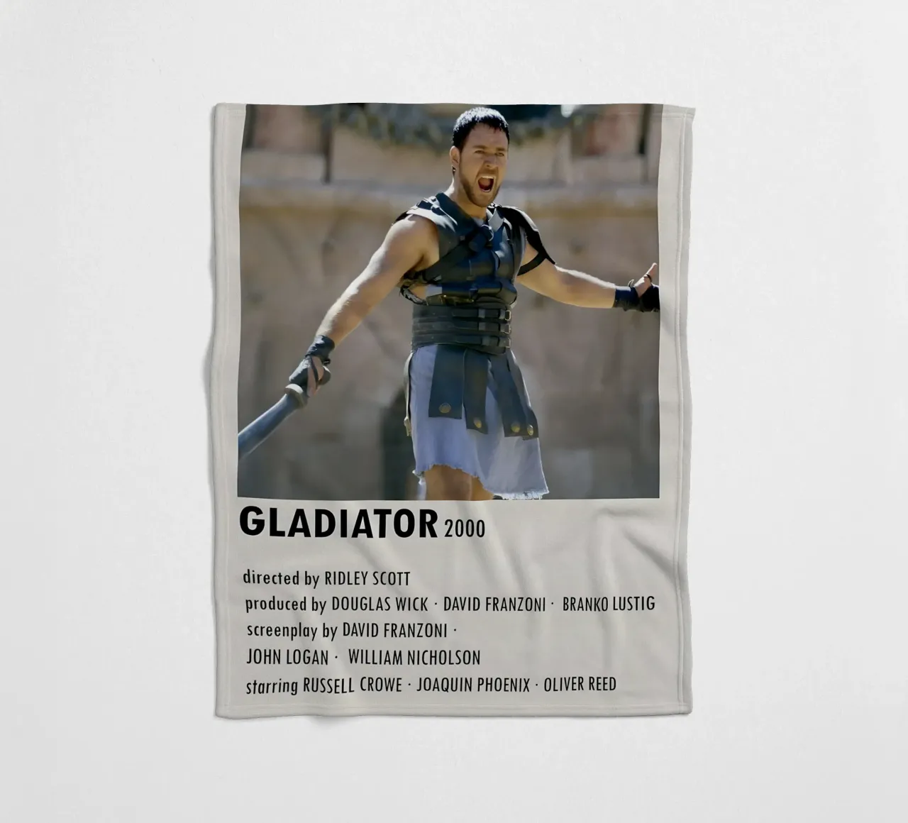 GLADIATOR 2000 coperta in pile da MVFminimalist
