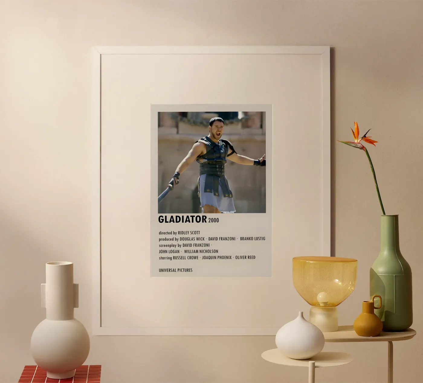 GLADIATOR 2000 poster da MVFminimalist