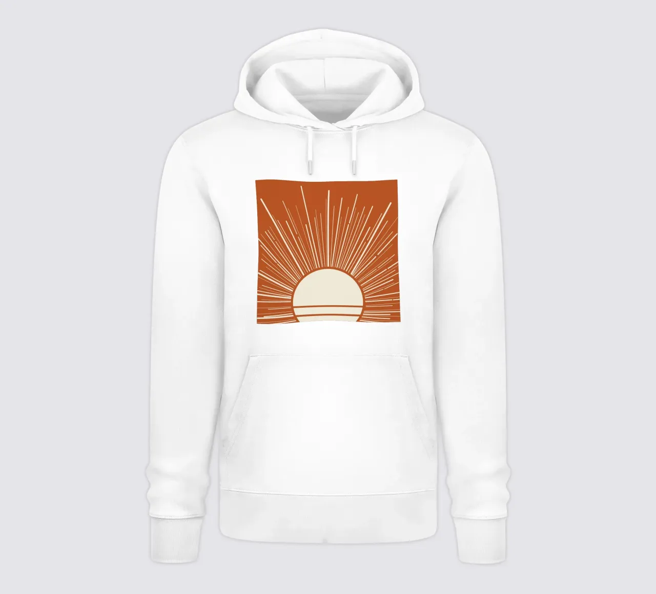 Sole moderno Rustico Geometrico Astratto felpa con cappuccio da EDMPROJECT