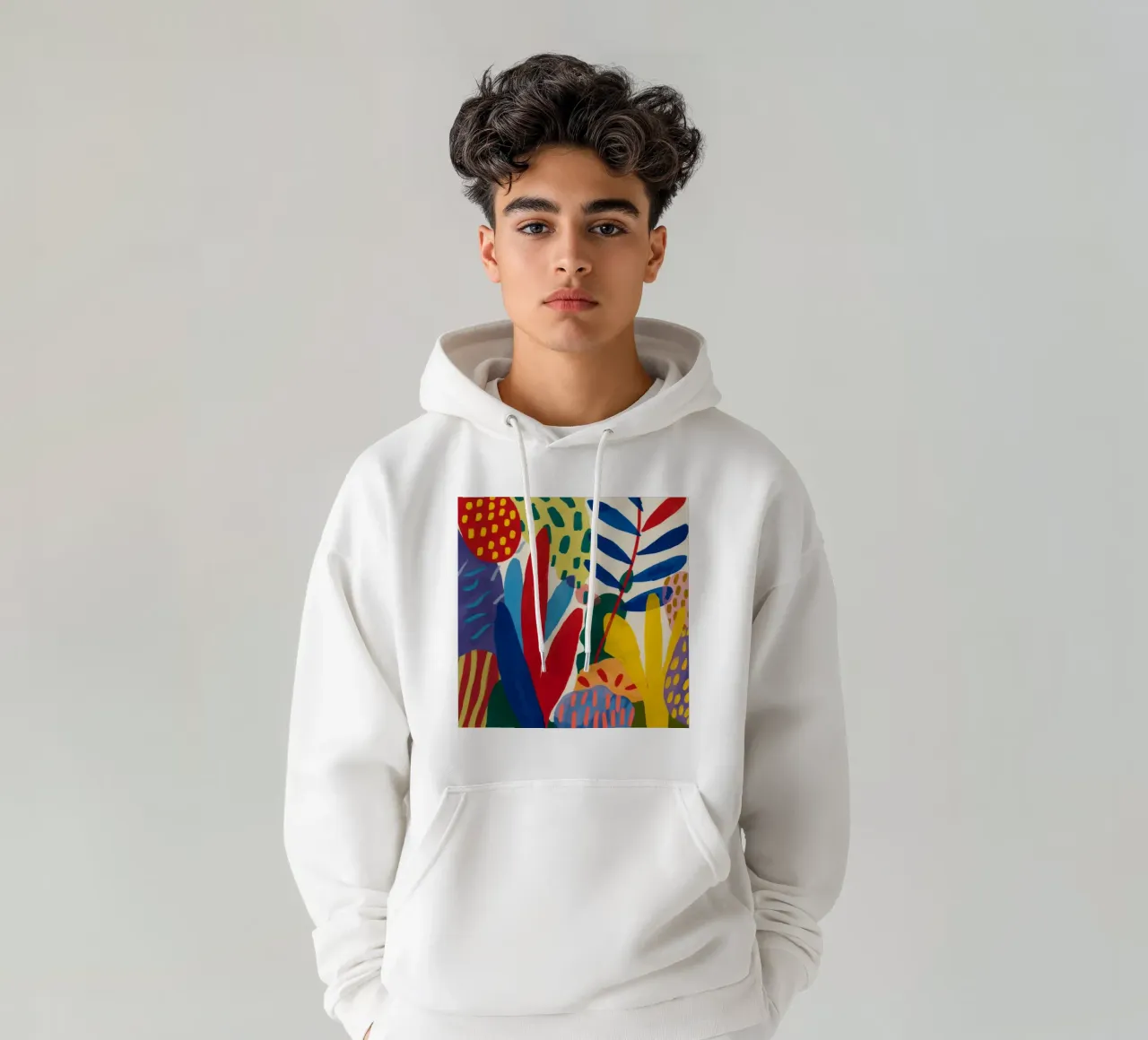 Cascata di colori verticale felpa con cappuccio da Dawn Light