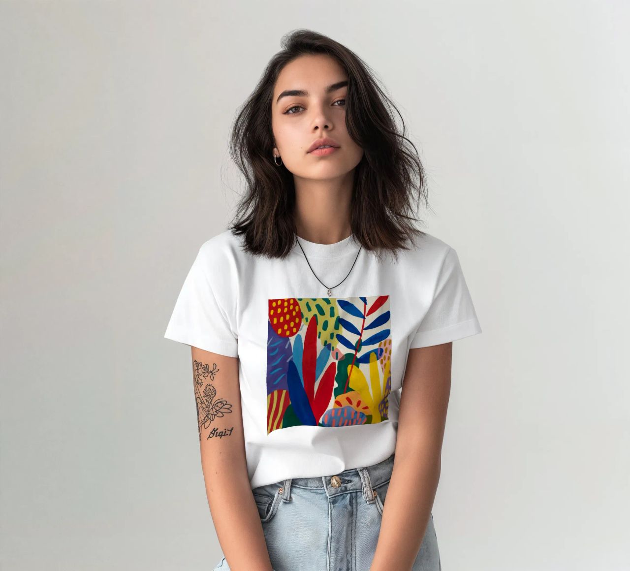 Cascata di colori verticale t-shirt da Dawn Light