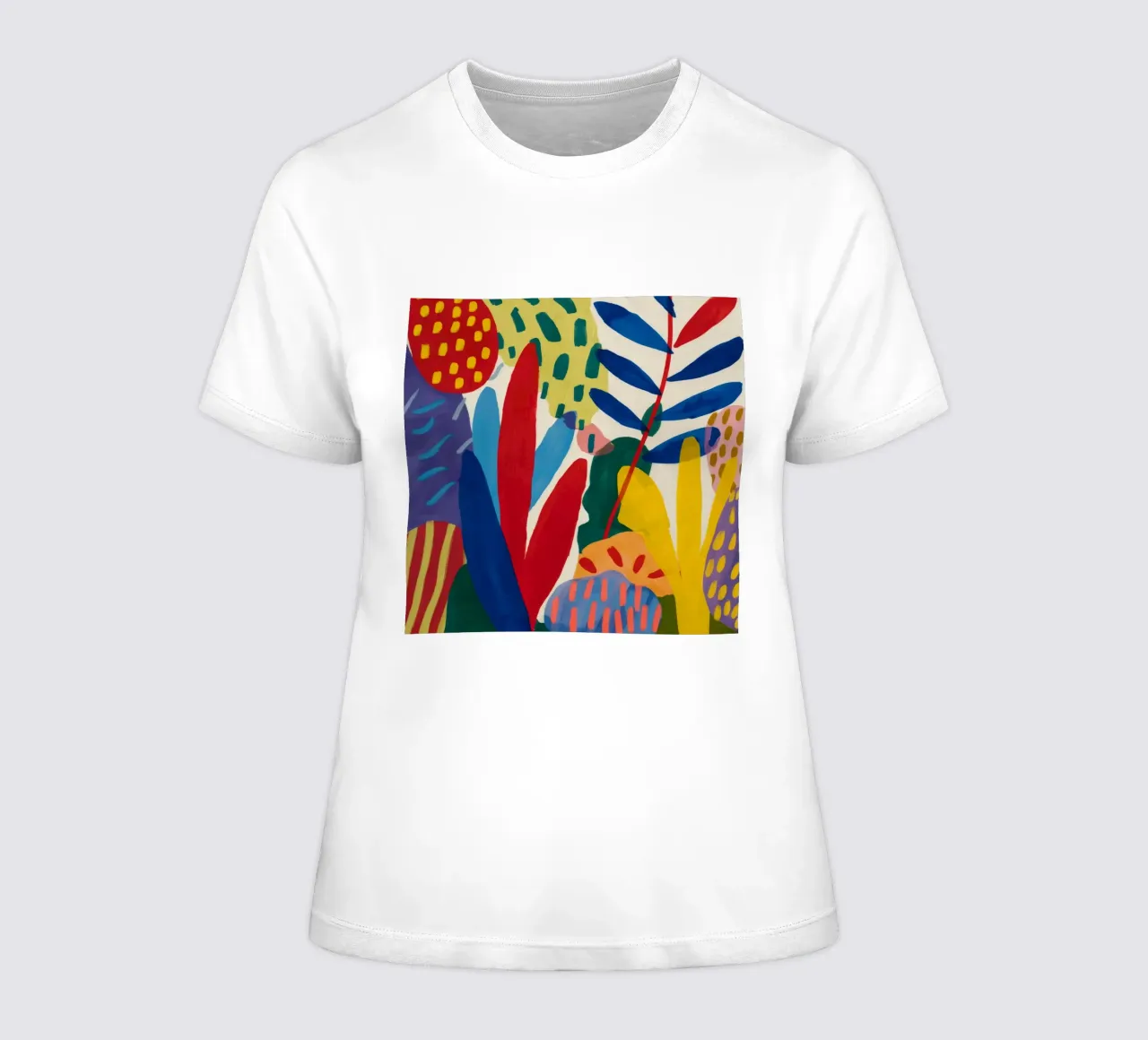 Vertikale Farbkaskade Frauen T-Shirt von Dawn Light