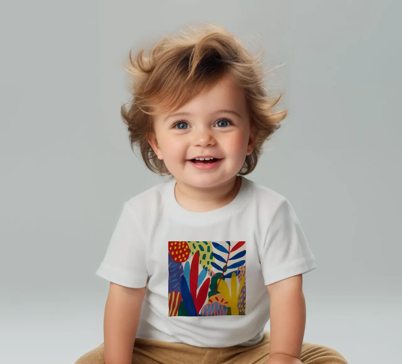 Cascata di colori verticale maglietta neonato da Dawn Light