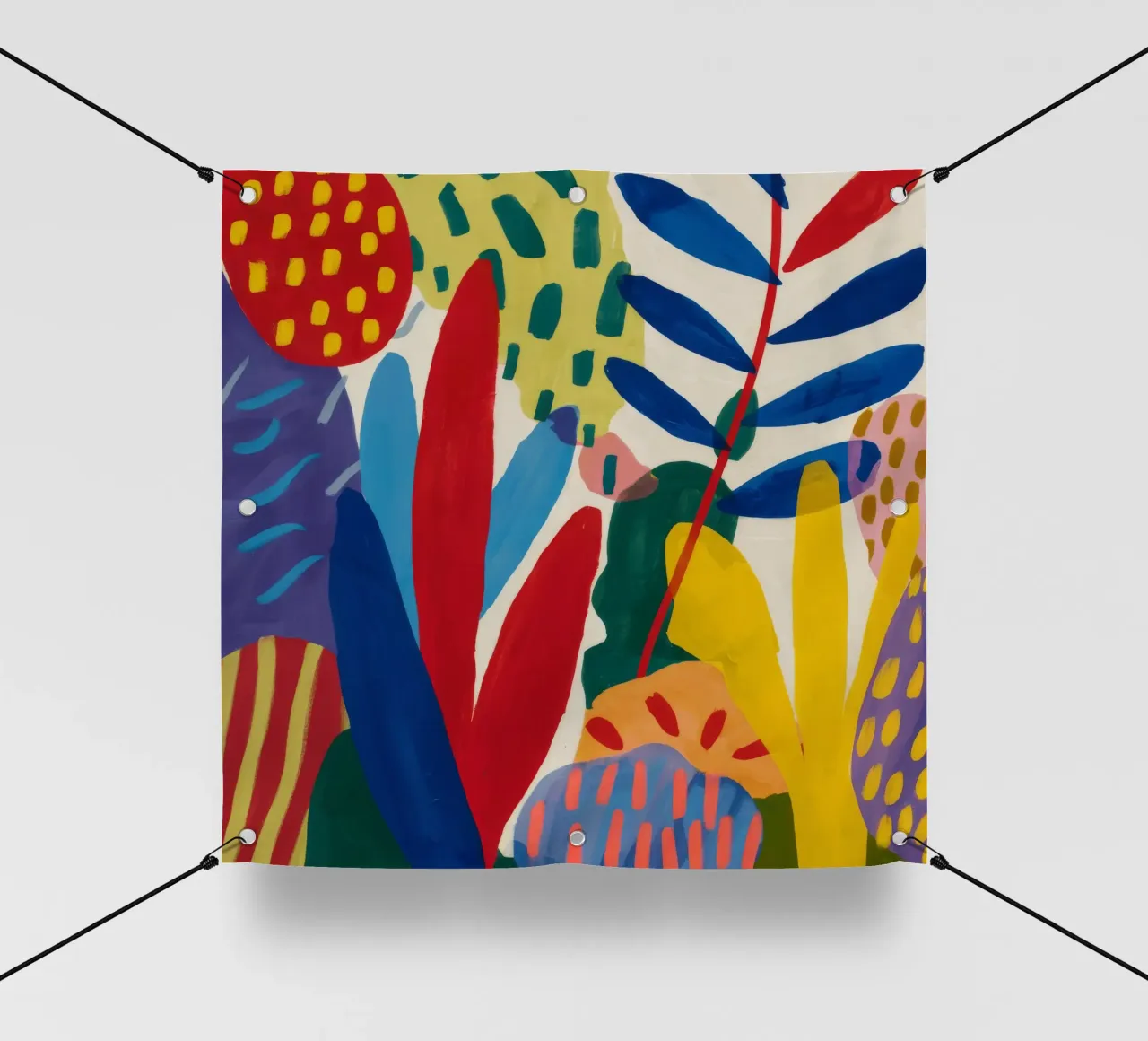 Cascata di colori verticale telo in pvc da Dawn Light