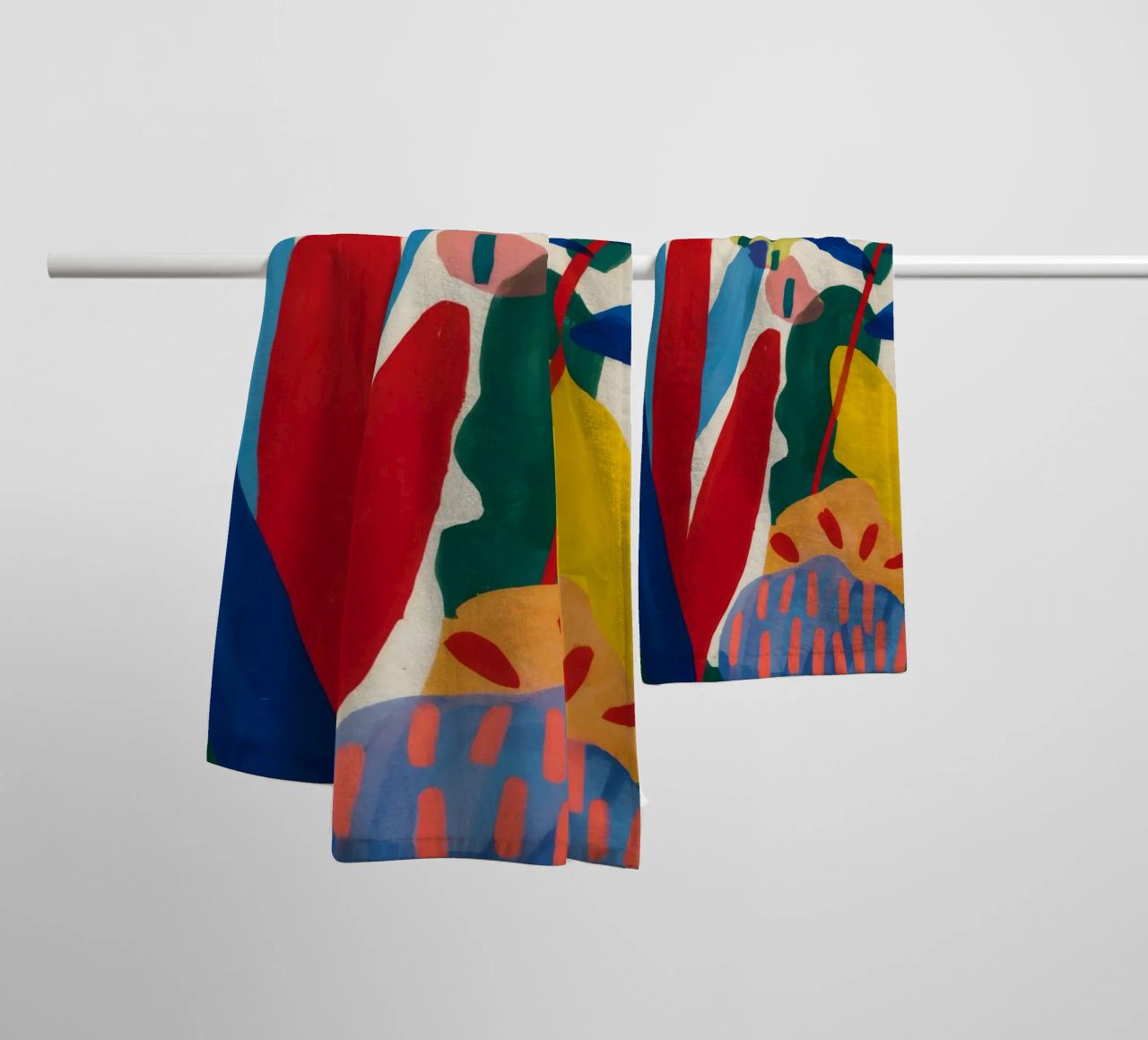 Cascata di colori verticale asciugamano da bagno da Dawn Light