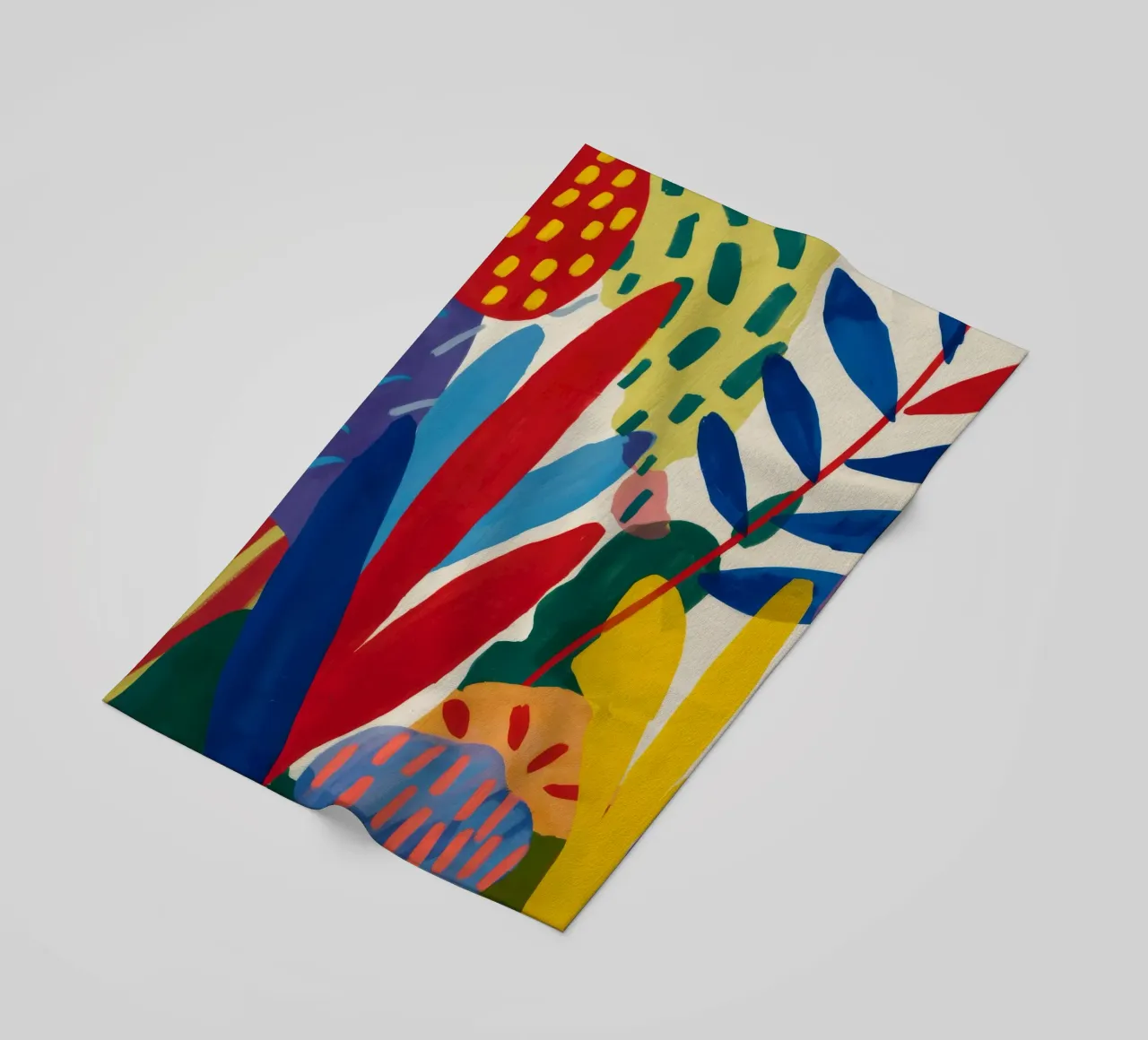 Vertical Color Cascade beach towel by Dawn Light