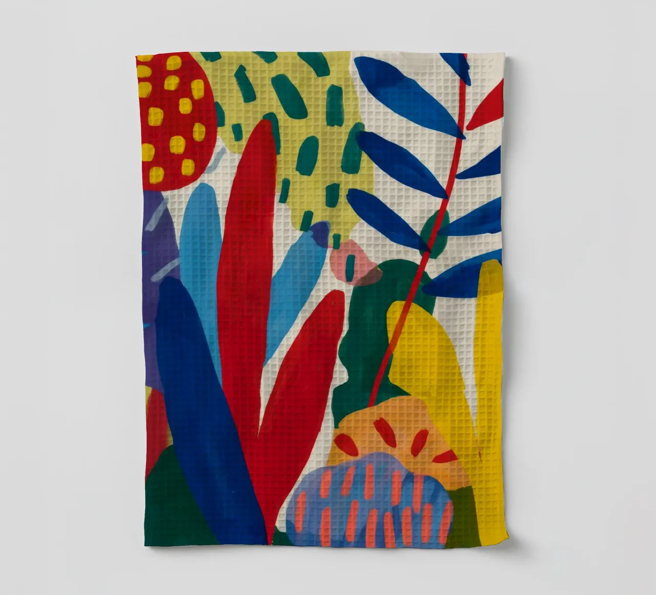 Vertical Color Cascade tea towel by Dawn Light