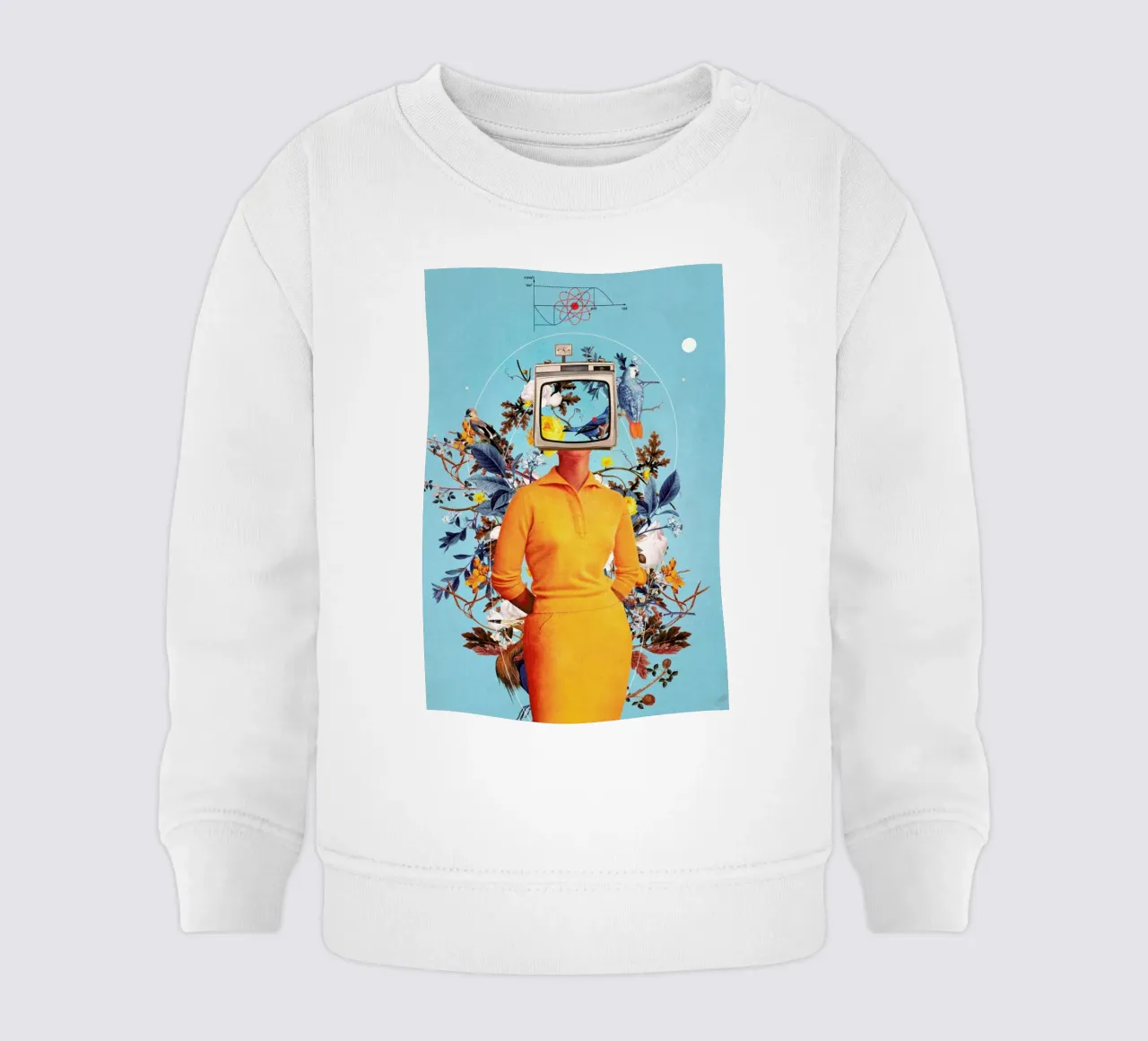 Don't Feed The Monitors With Your Dreams felpa neonato da Frank Moth