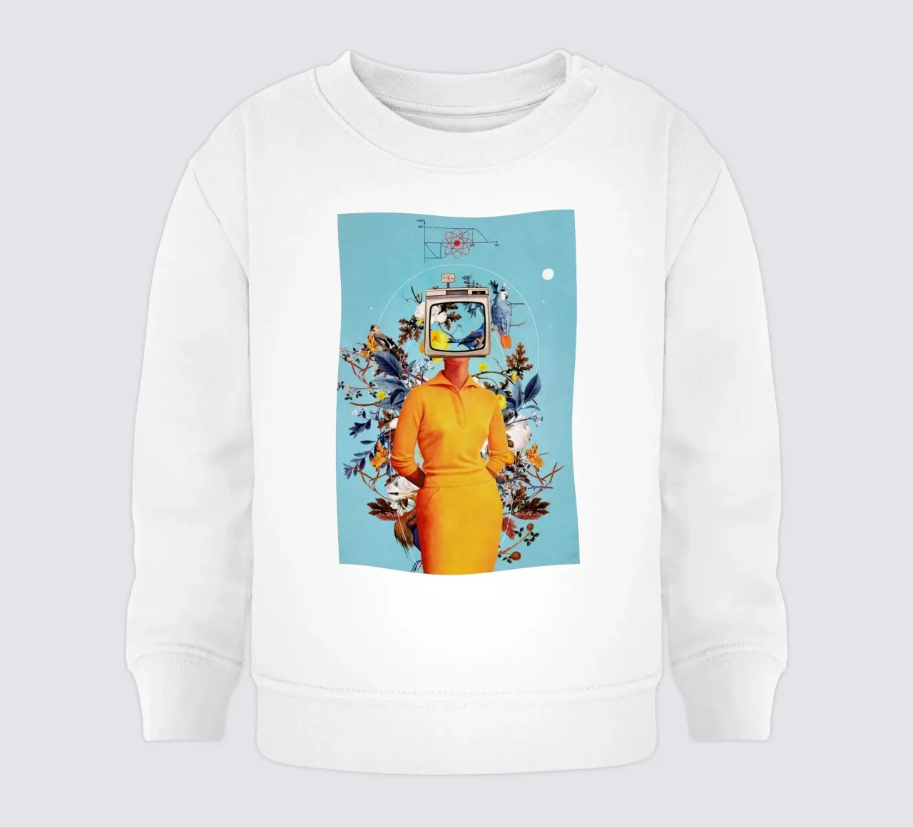 Don't Feed The Monitors With Your Dreams sweat pour bébé de Frank Moth