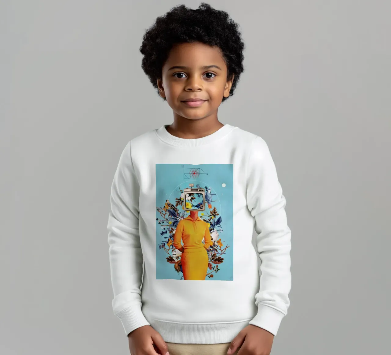 Don't Feed The Monitors With Your Dreams sudadera para niño de Frank Moth
