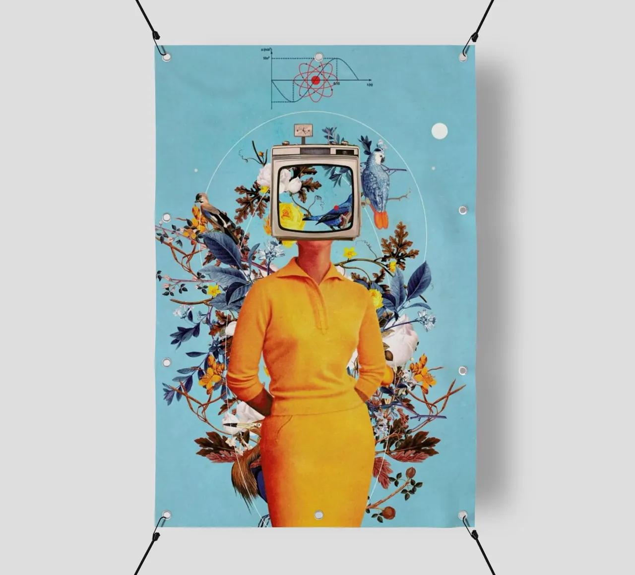 Don't Feed The Monitors With Your Dreams telo in pvc da Frank Moth