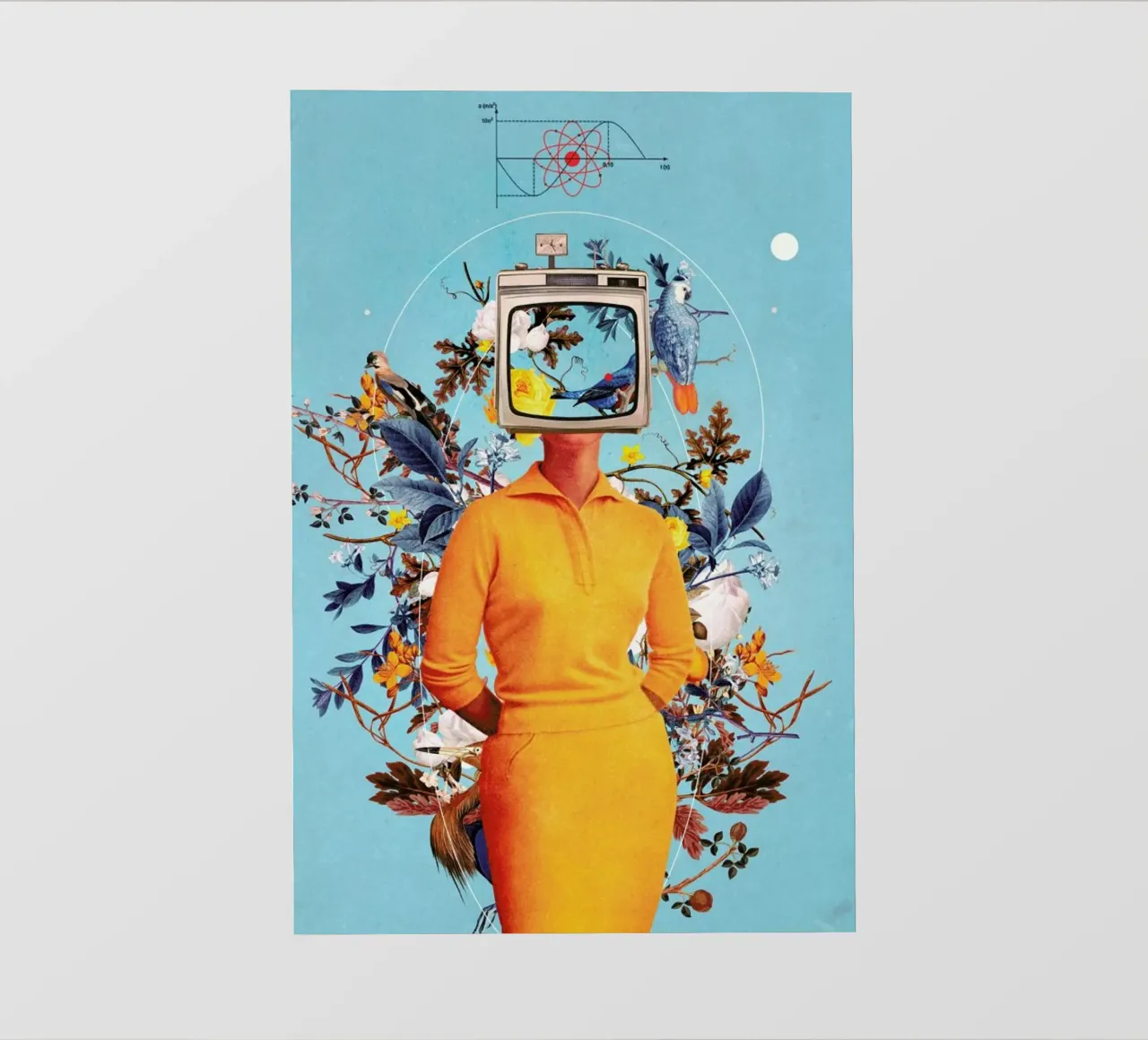 Don't Feed The Monitors With Your Dreams PVC Plane von Frank Moth