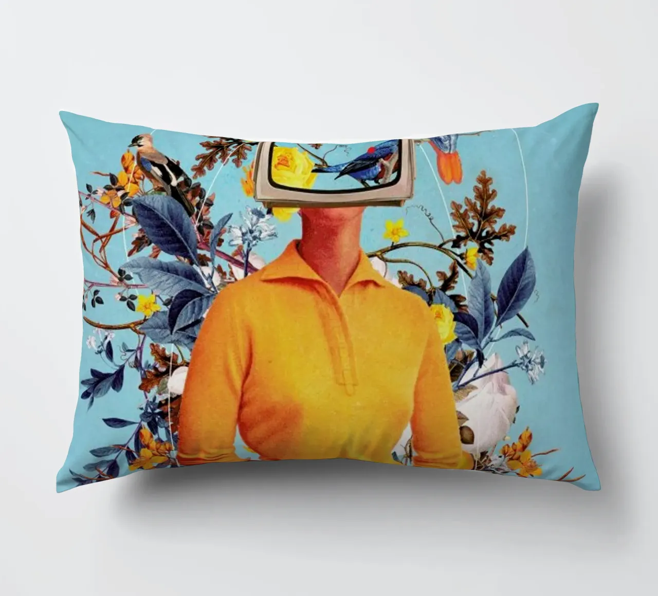 Don't Feed The Monitors With Your Dreams Kissen von Frank Moth
