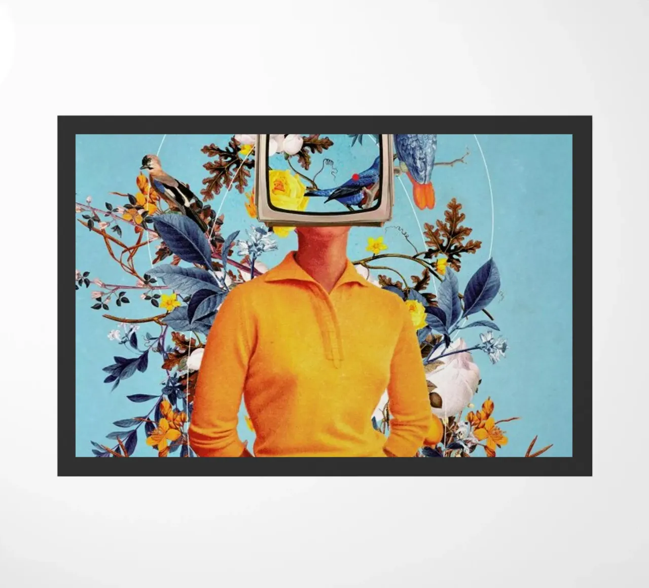 Don't Feed The Monitors With Your Dreams Fußmatte von Frank Moth