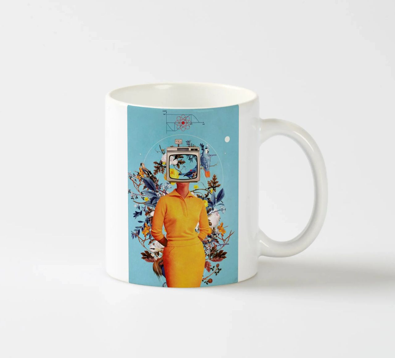Don't Feed The Monitors With Your Dreams tazza in ceramica da Frank Moth