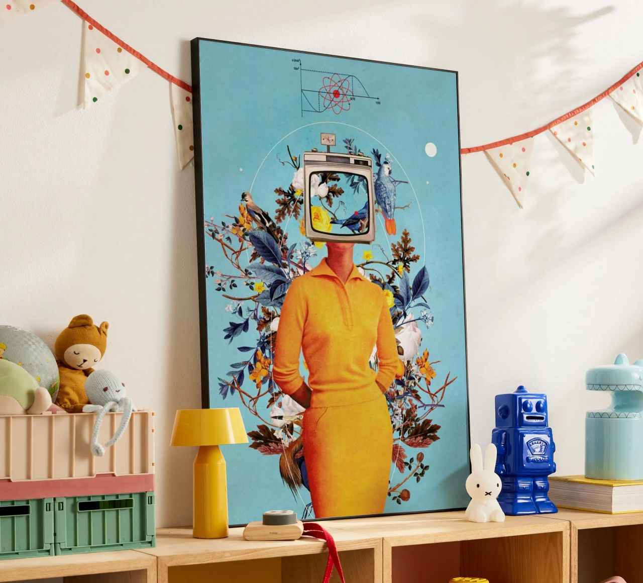 Don't Feed The Monitors With Your Dreams alluminio dibond da Frank Moth