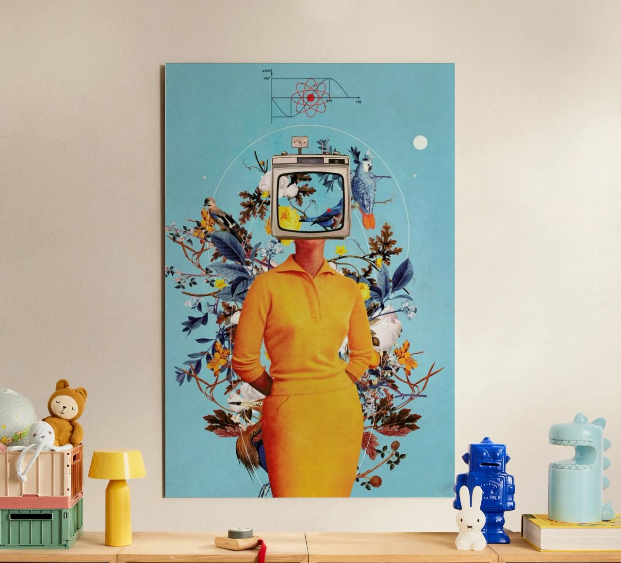 Don't Feed The Monitors With Your Dreams alluminio dibond da Frank Moth