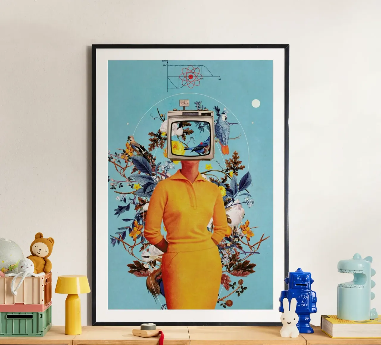 Don't Feed The Monitors With Your Dreams Poster von Frank Moth