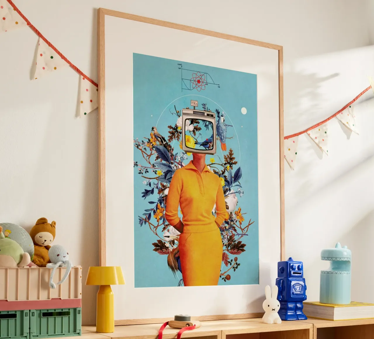 Don't Feed The Monitors With Your Dreams Poster von Frank Moth