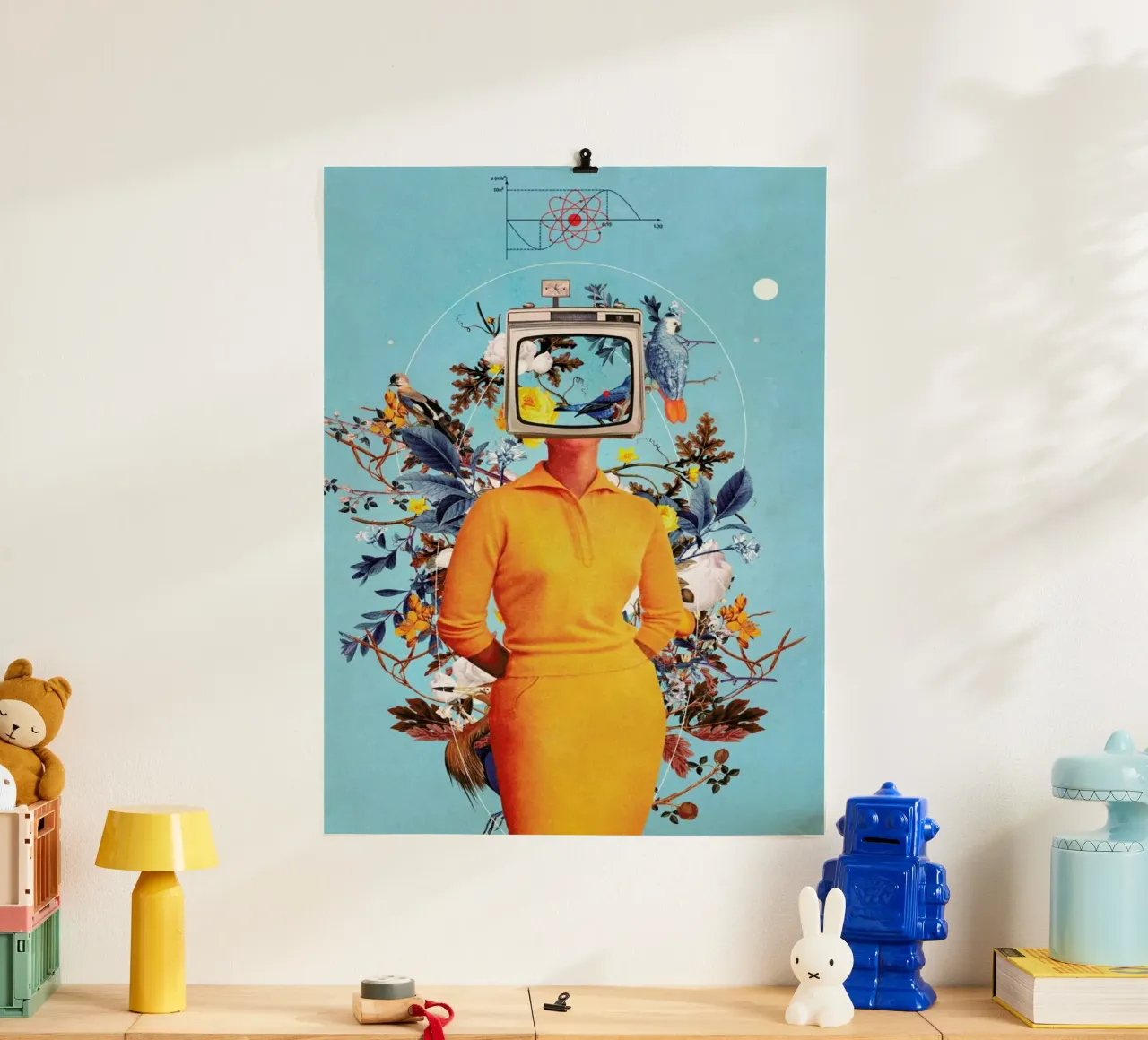 Don't Feed The Monitors With Your Dreams Poster von Frank Moth