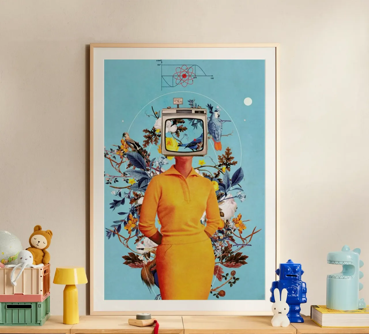 Don't Feed The Monitors With Your Dreams Poster von Frank Moth