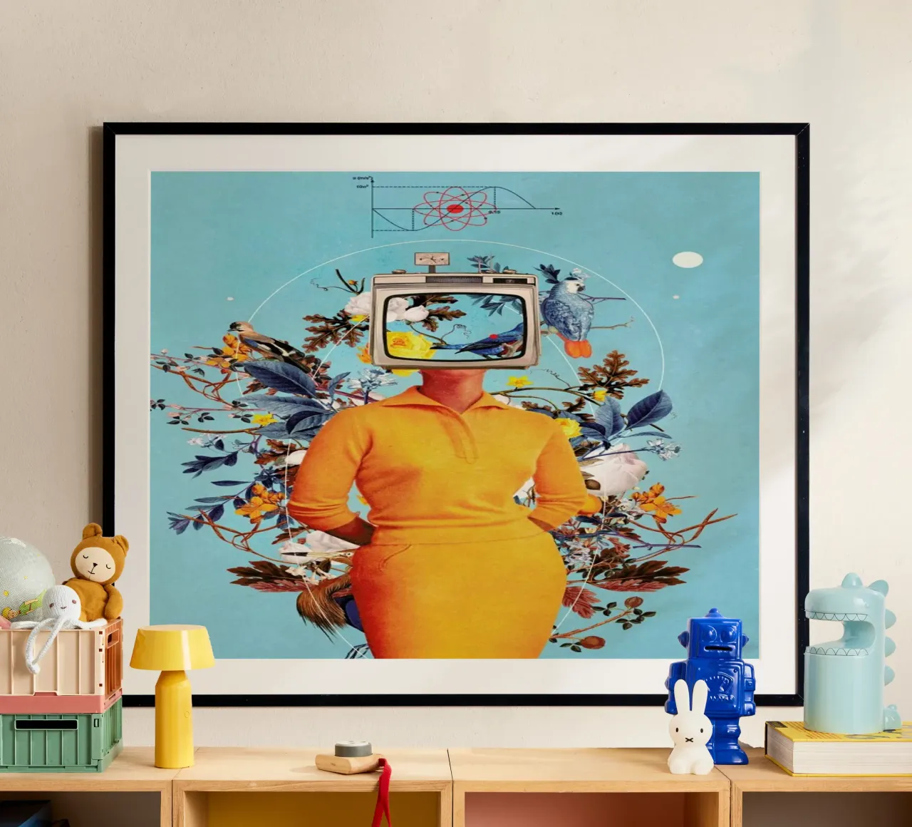 Don't Feed The Monitors With Your Dreams Poster von Frank Moth