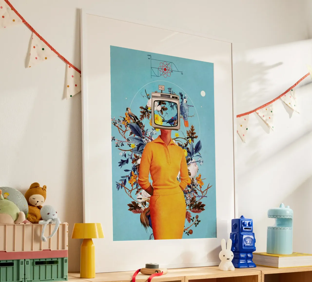 Don't Feed The Monitors With Your Dreams Poster von Frank Moth