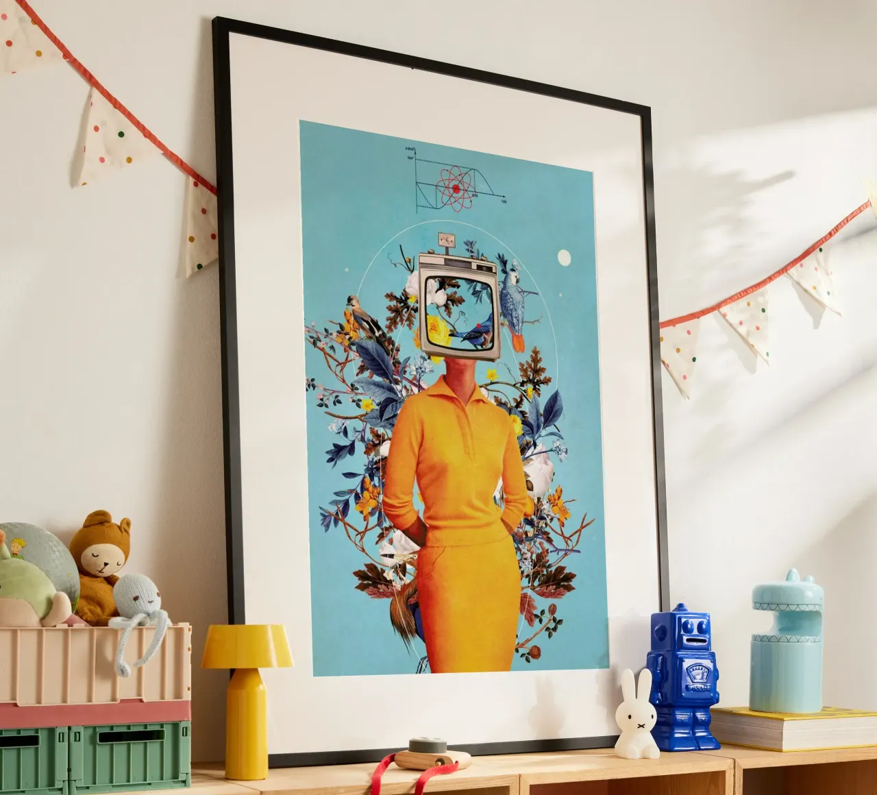 Don't Feed The Monitors With Your Dreams Poster von Frank Moth