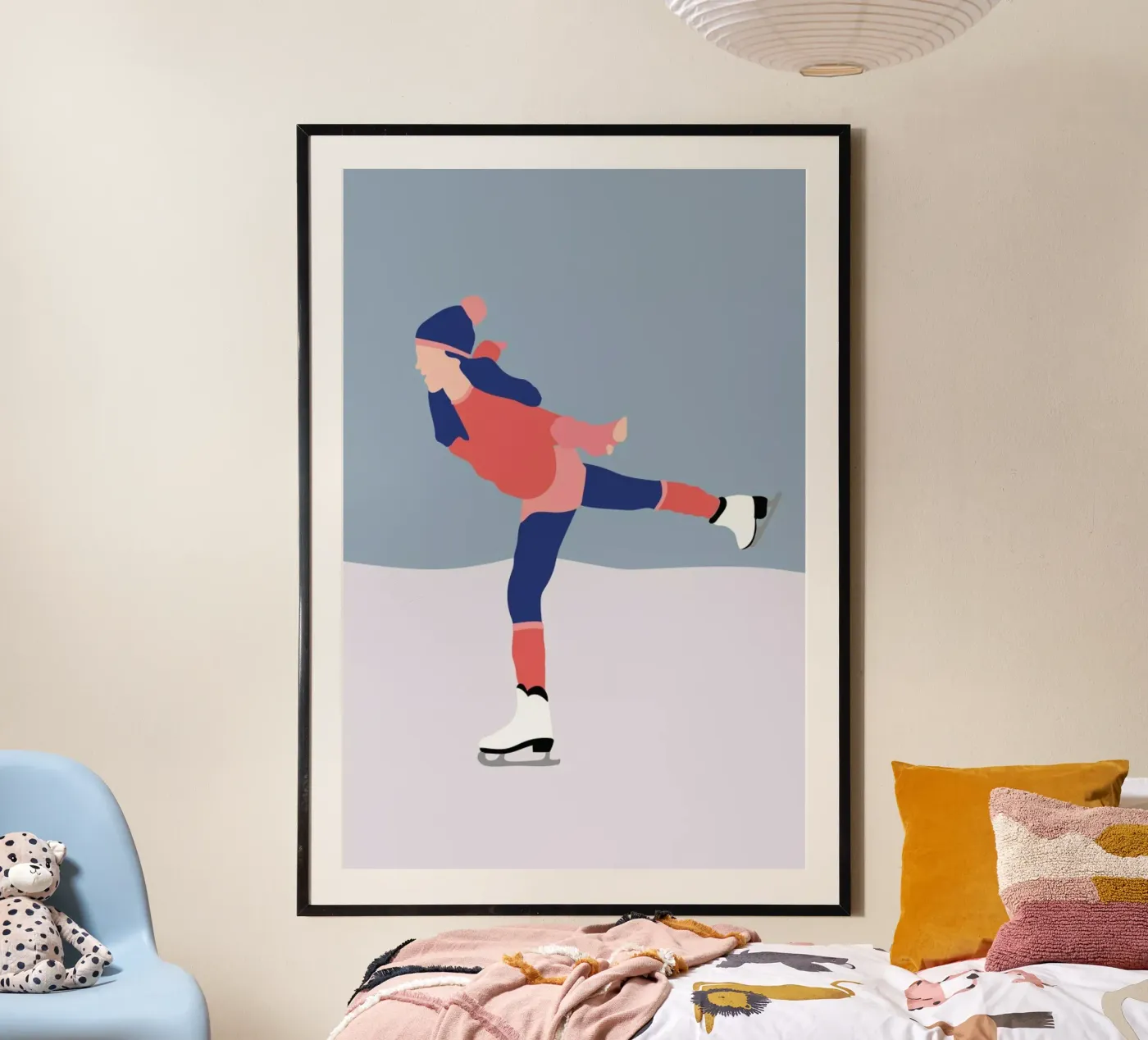 Eisläuferin poster by XOXO Arte