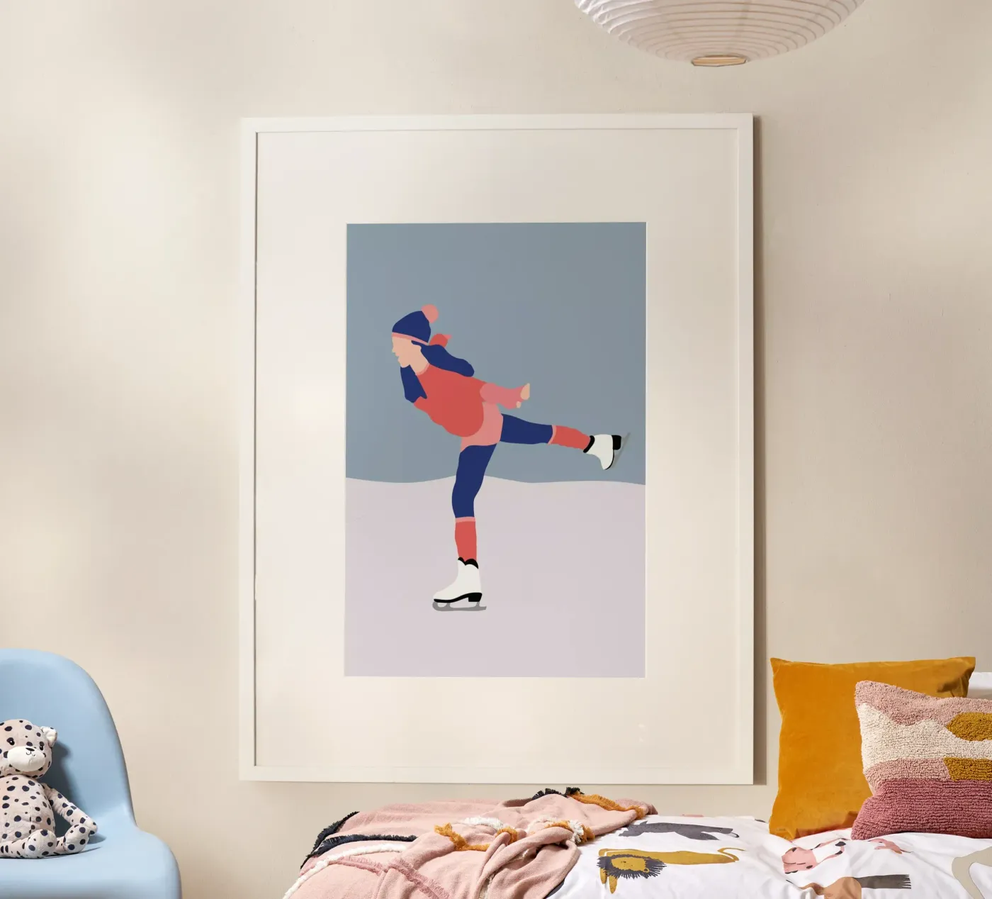 Eisläuferin poster by XOXO Arte