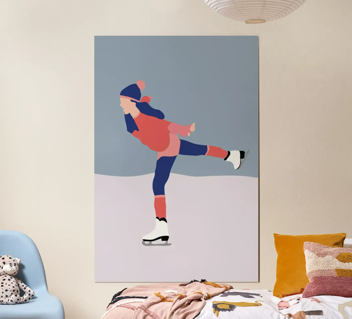 Eisläuferin poster by XOXO Arte