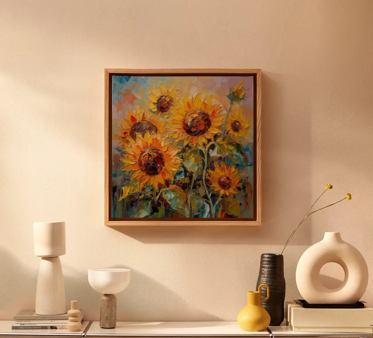 Wall-art by Imagine canvas with Floater frame by Imagine