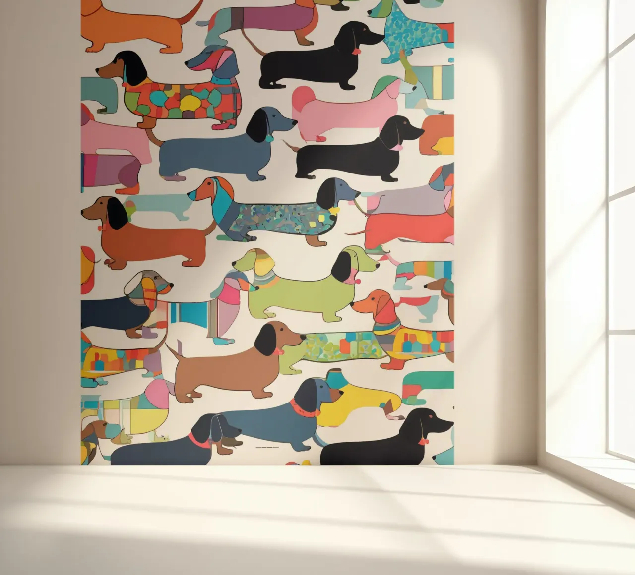 Teckels fotobehang van 83oranges.com