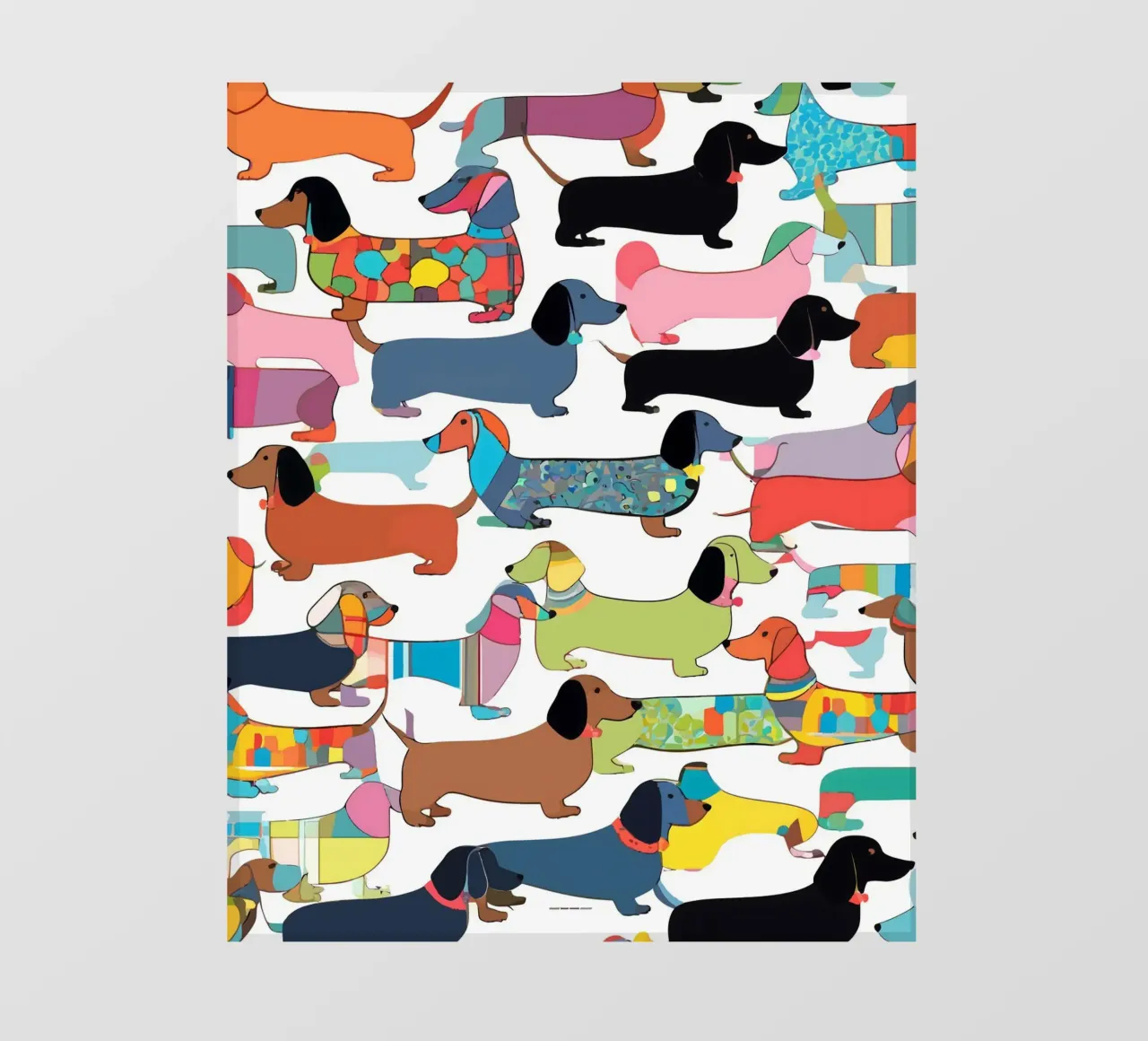 Teckels fotobehang van 83oranges.com