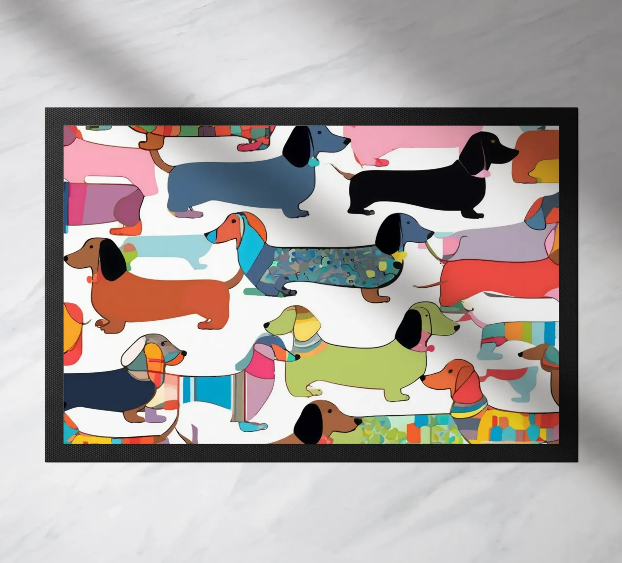 Dachshunds Fußmatte von 83oranges.com