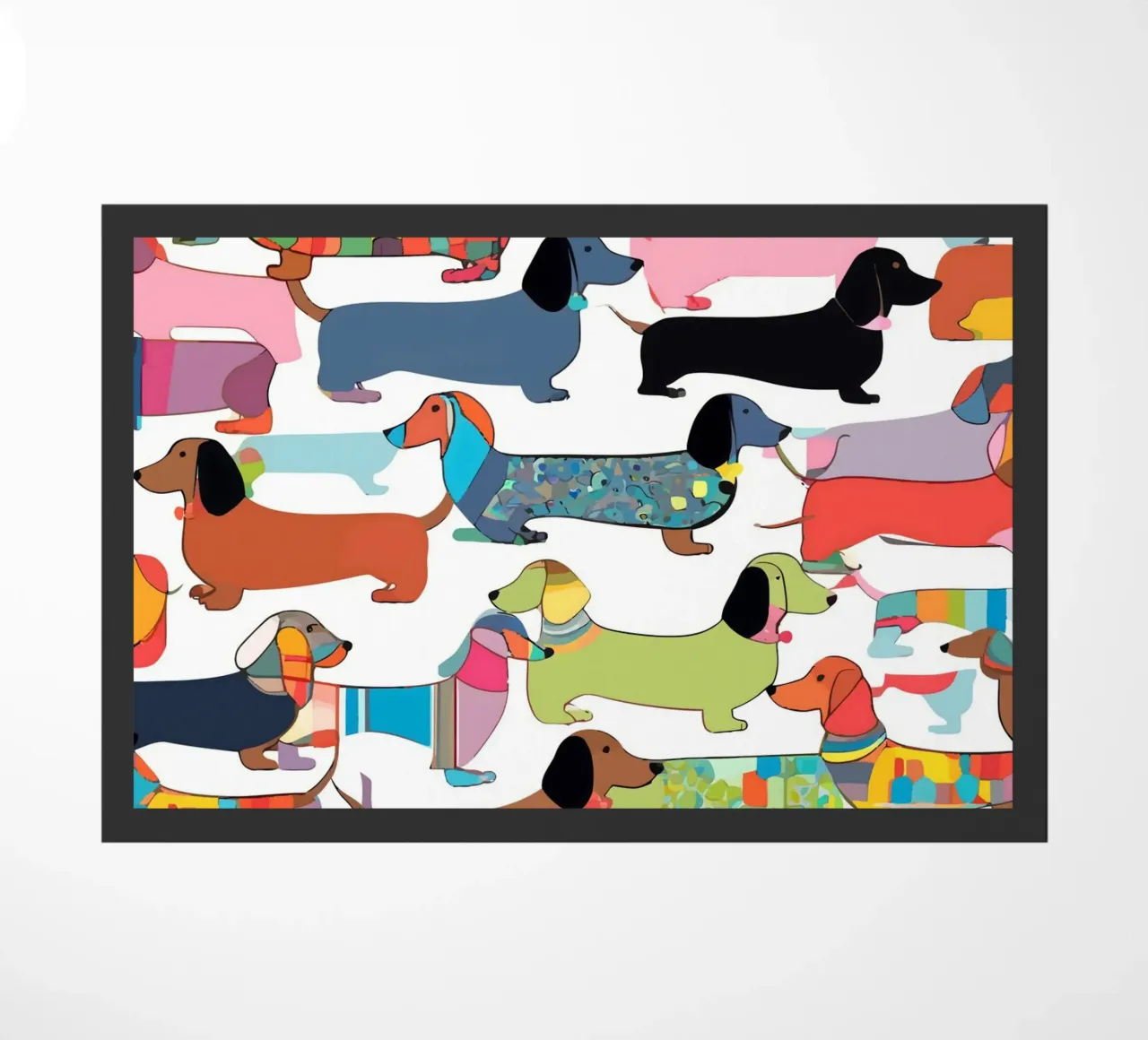 Dachshunds Fußmatte von 83oranges.com