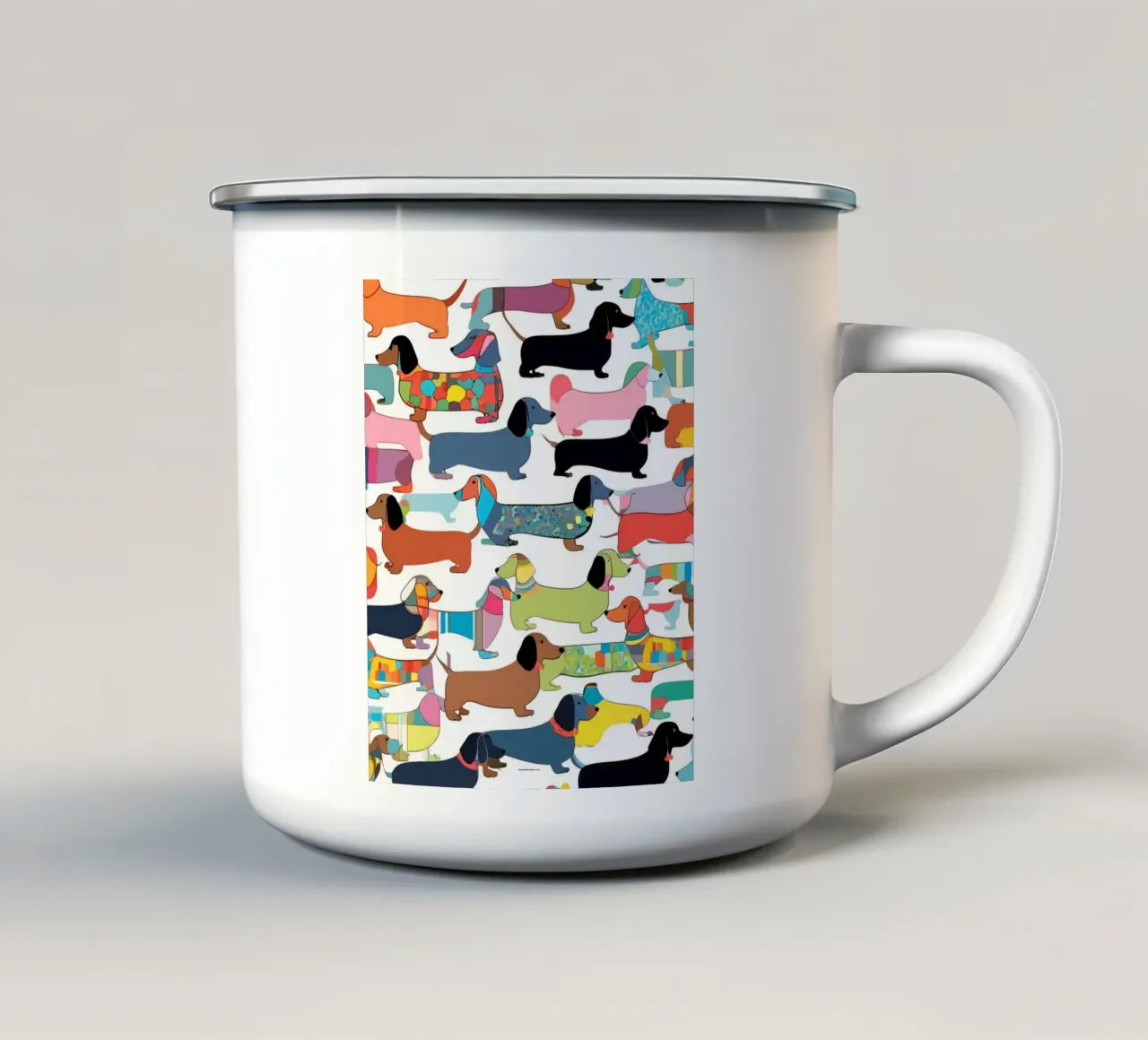 Bassotti tazza in smalto da 83oranges