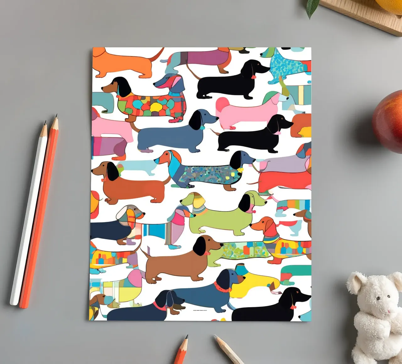 Dachshunds sticker sheet by 83oranges