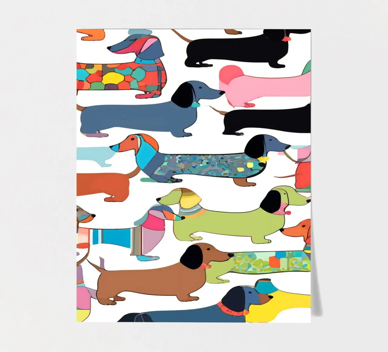 Dachshunds sticker sheet by 83oranges